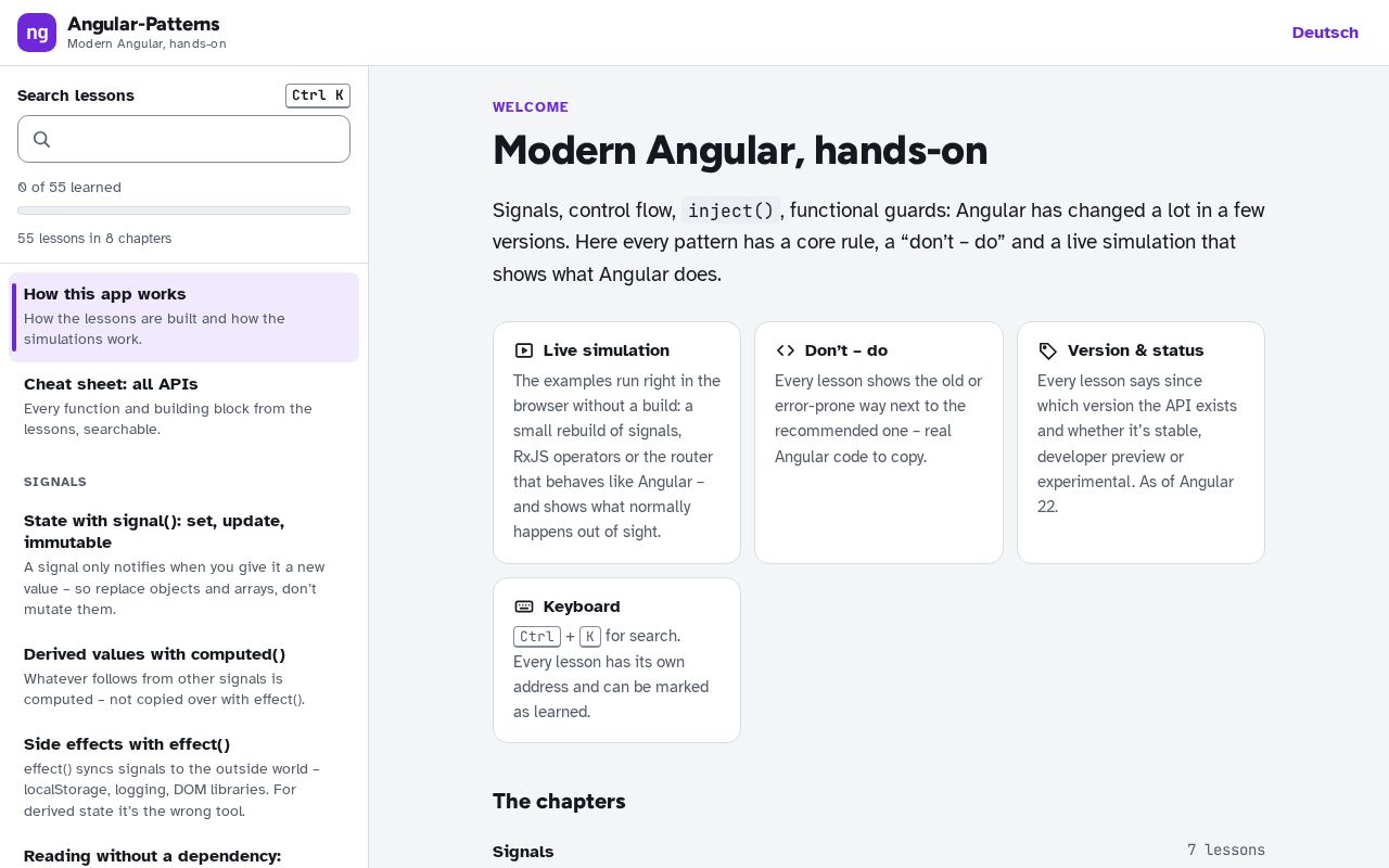Preview of Angular Patterns