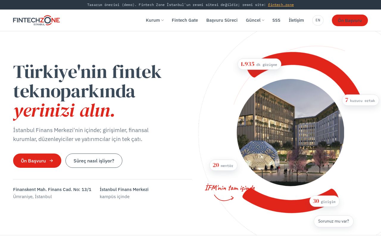Preview of Fintech Zone Demo
