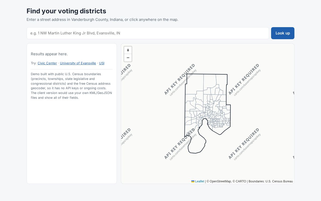 Preview of District Lookup Demo