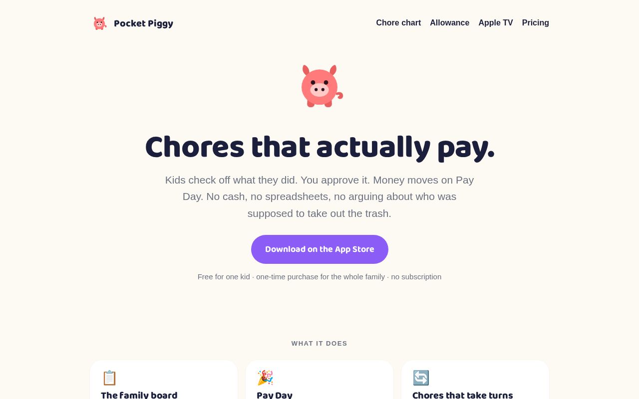 Preview of Pocketpiggy Site