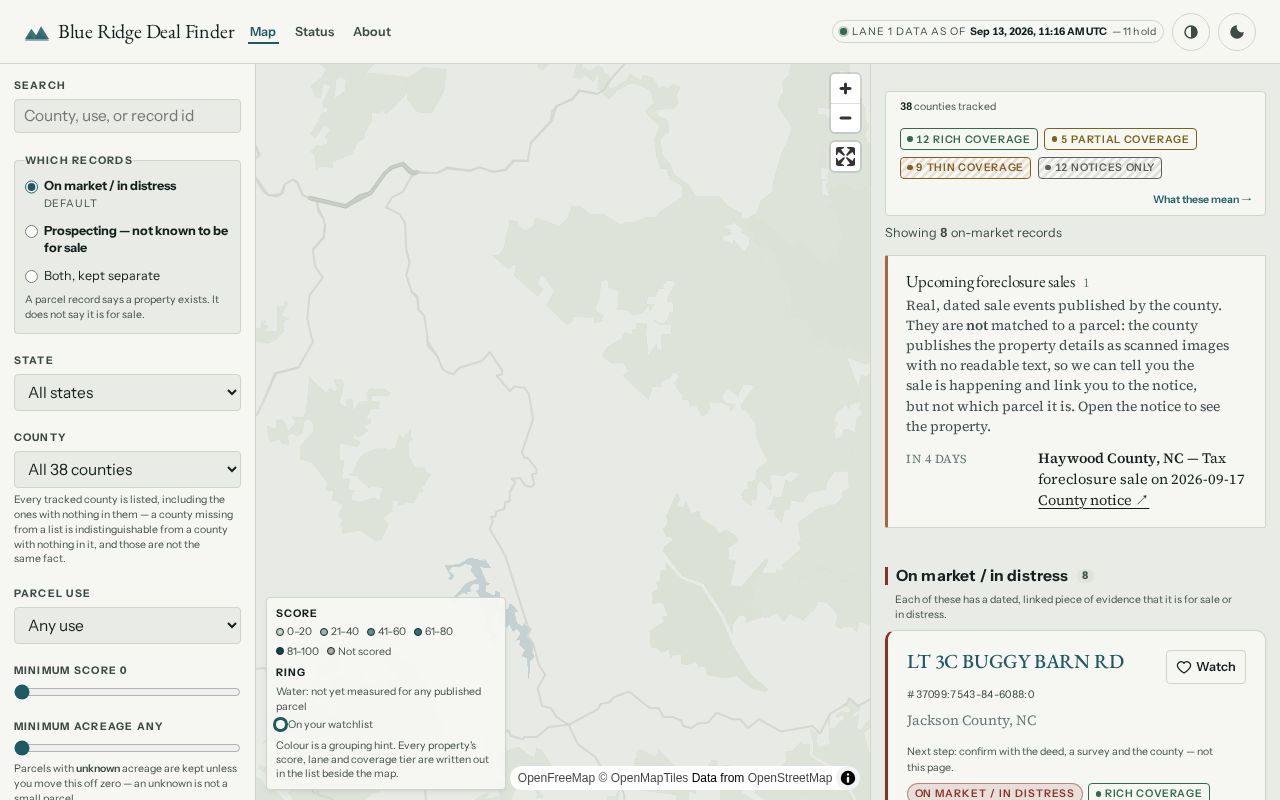 Preview of Blue Ridge Deal Finder
