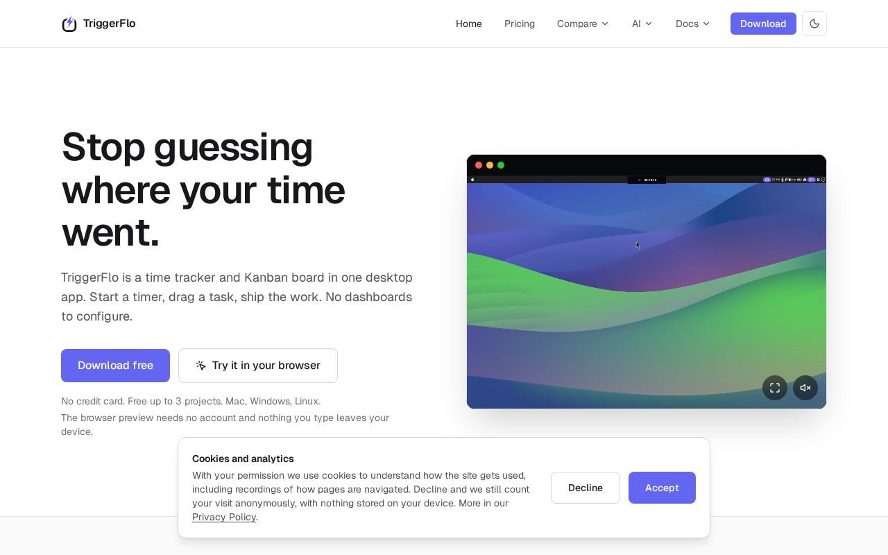 Preview of TriggerFlo