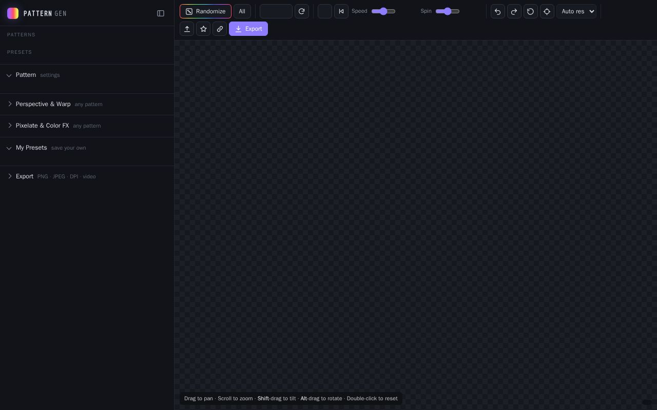 Preview of Pattern Generator