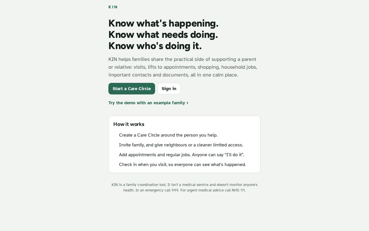 Preview of KIN