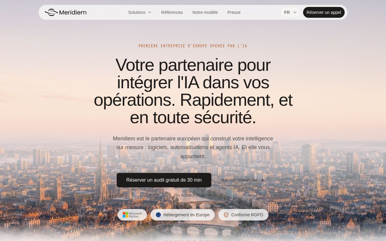 Preview of Meridiem Ui