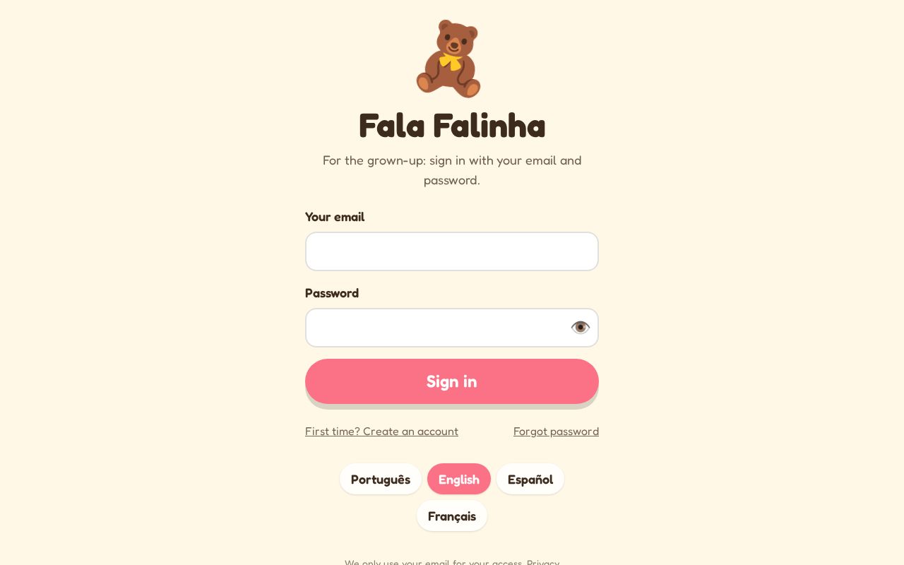 Preview of Fala Falinha