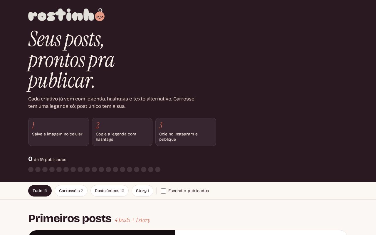 Preview of Rostinho