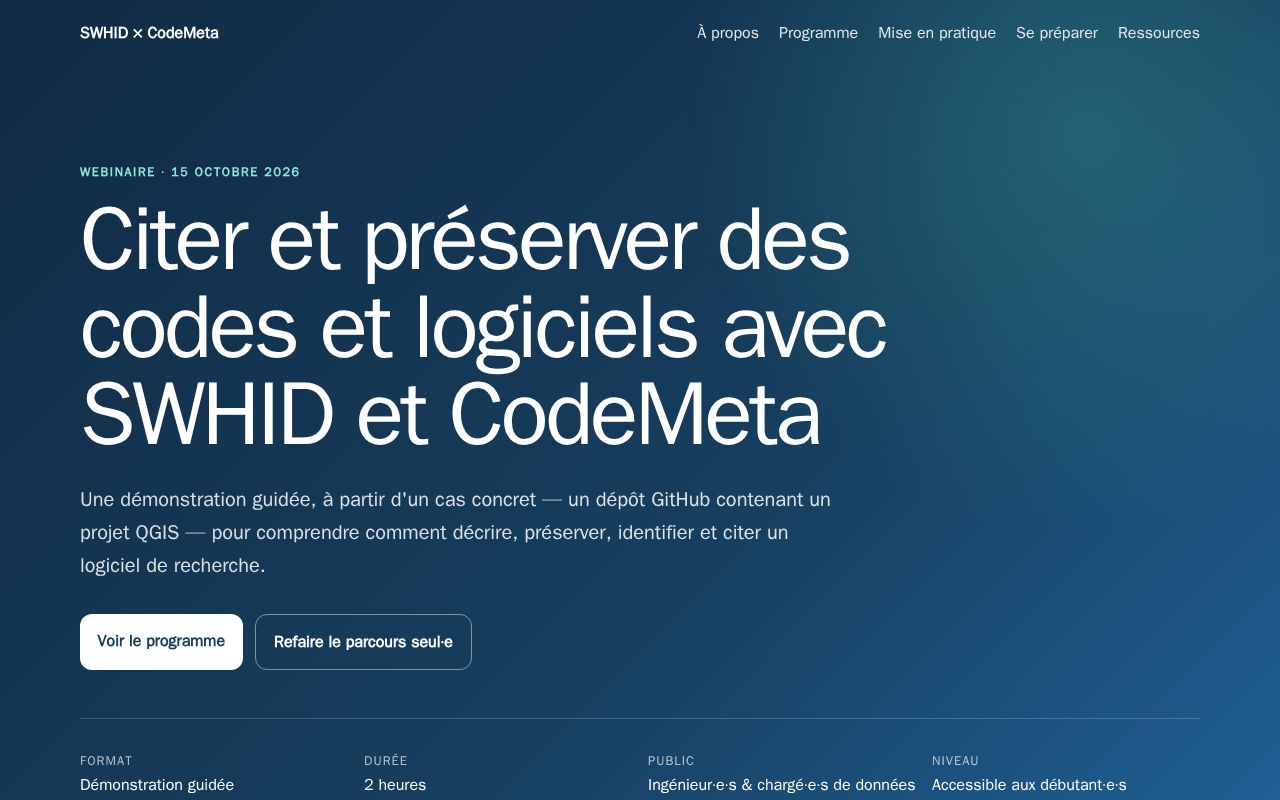 Preview of Citer Preserver Logiciels