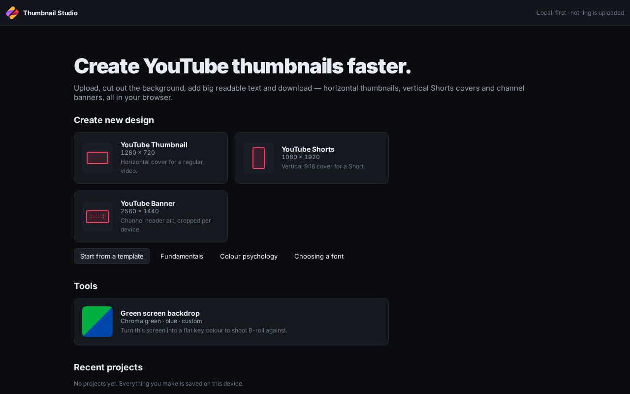 Preview of Thumbnail Studio