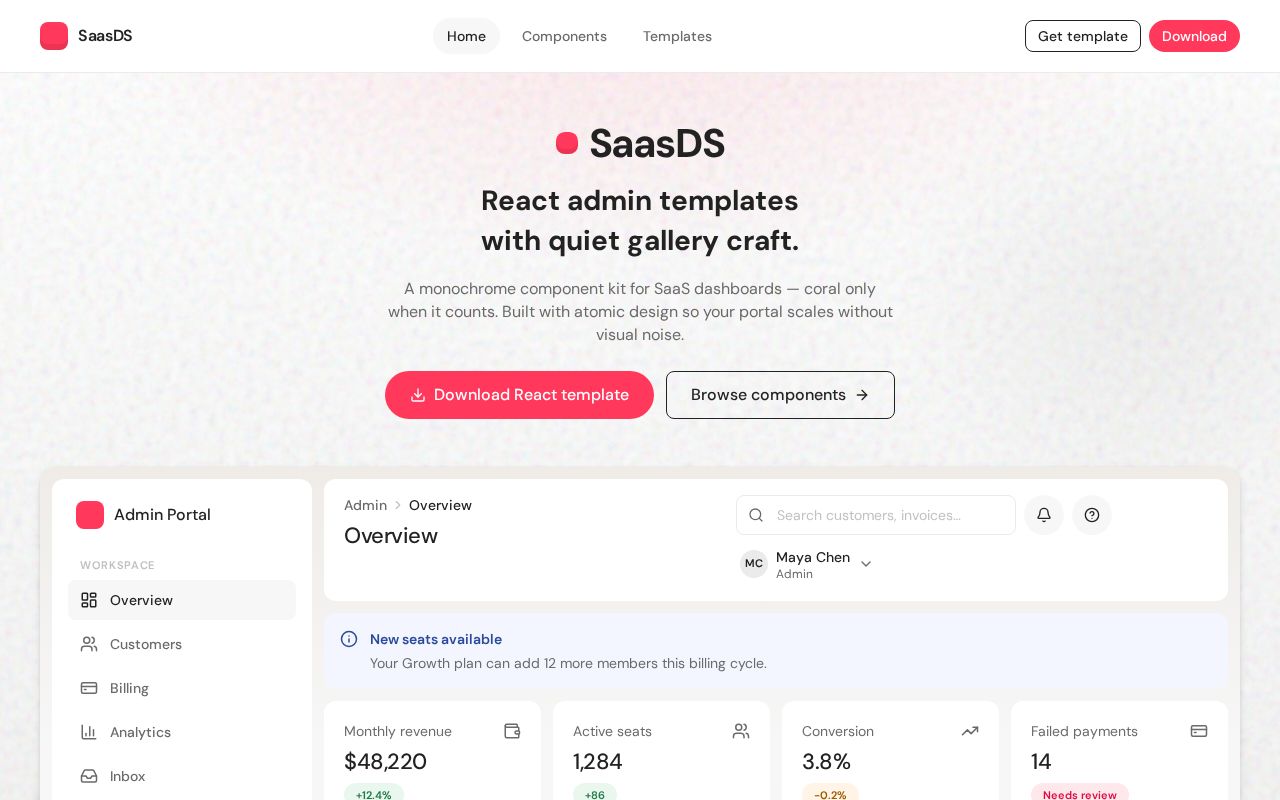 Preview of Saas Design System