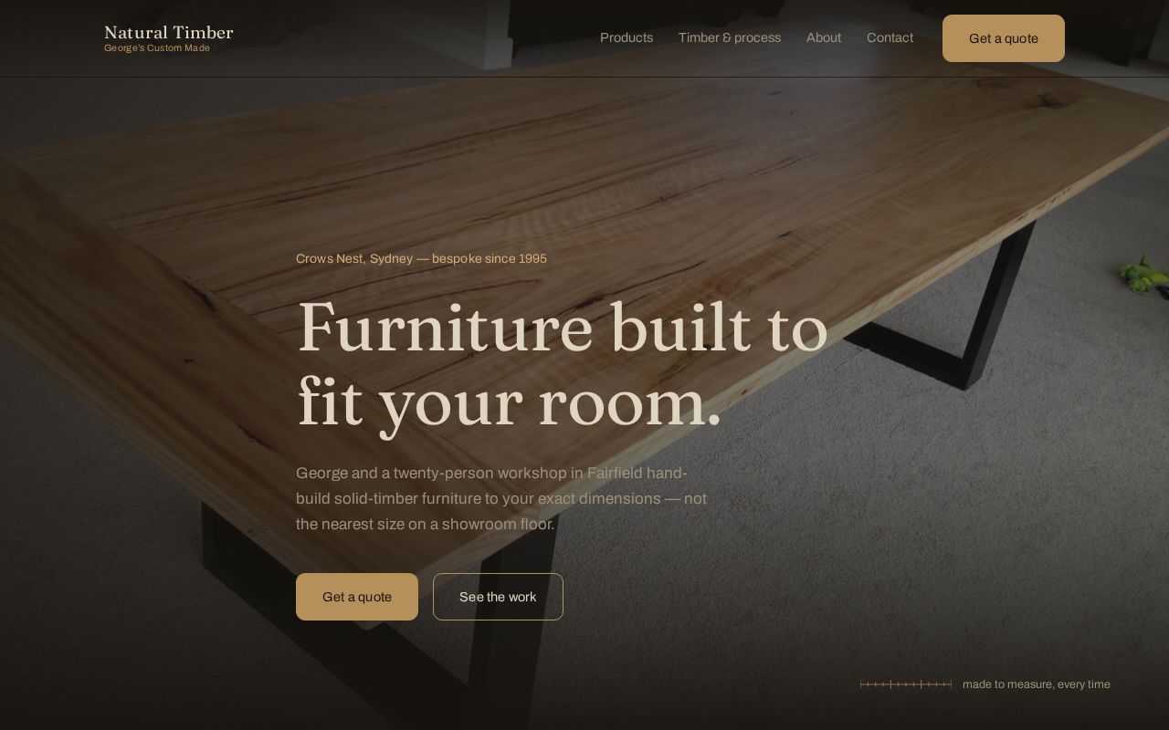 Preview of Natural Timber Furniture