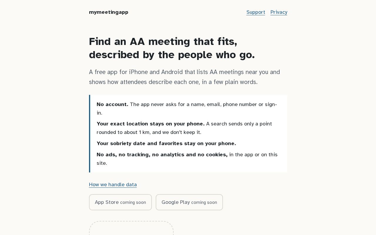 Preview of MyMeetingsApp