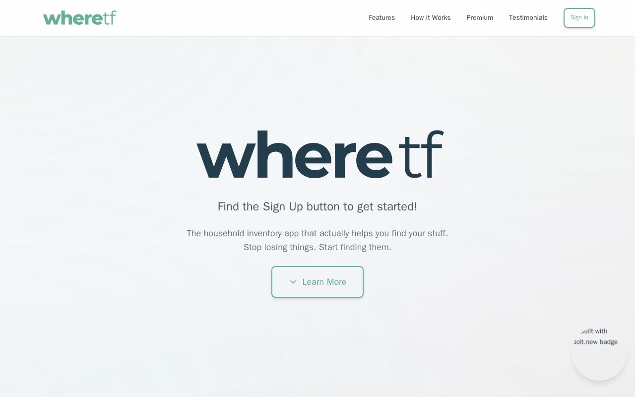Preview of WhereTF