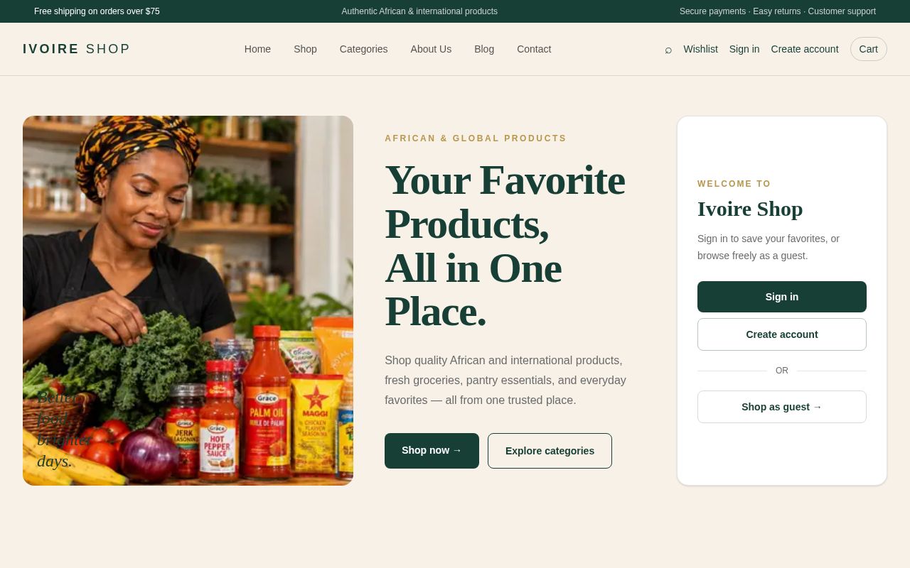 Preview of Ivoireshop