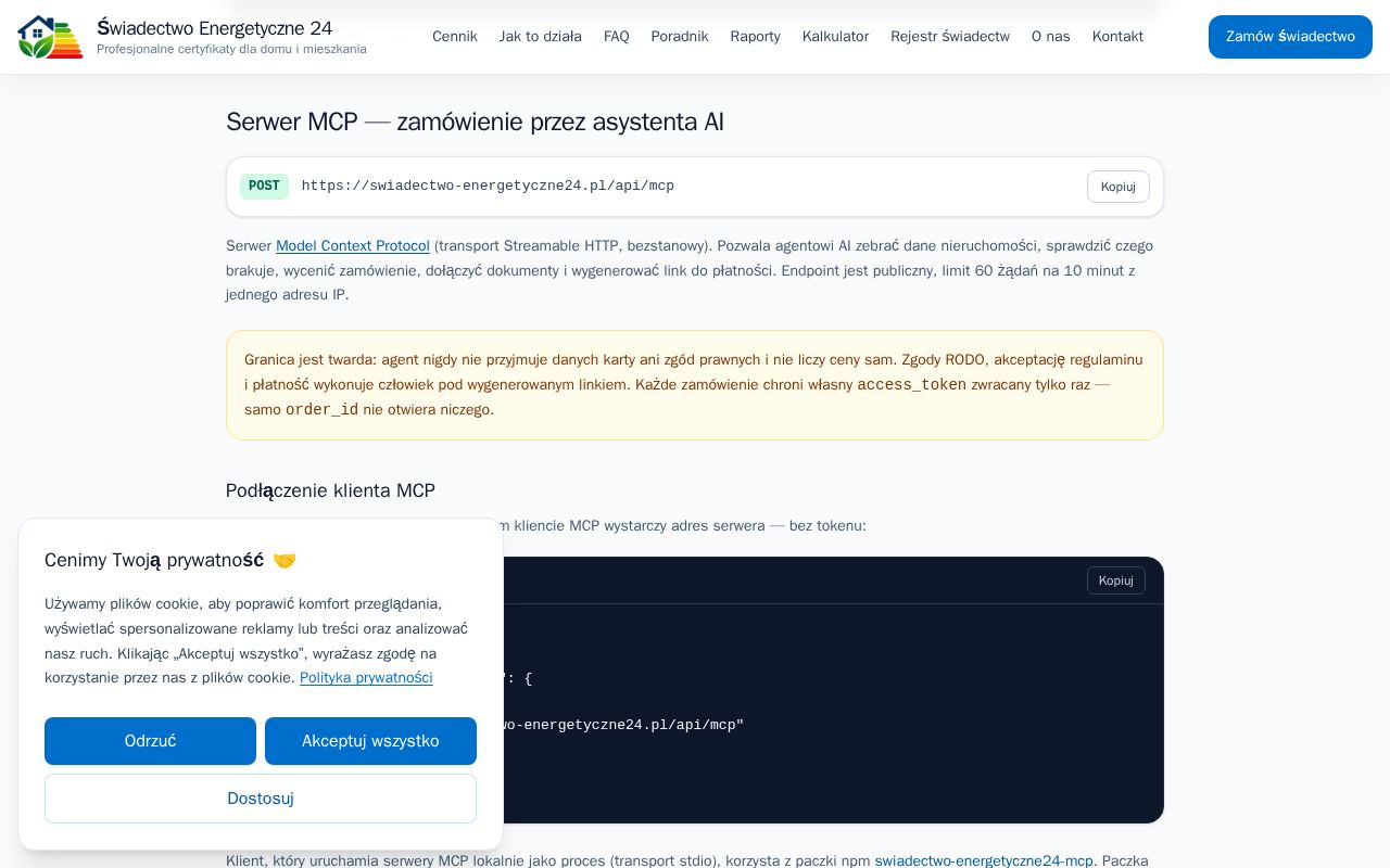 Preview of Swiadectwo Energetyczne24 Mcp