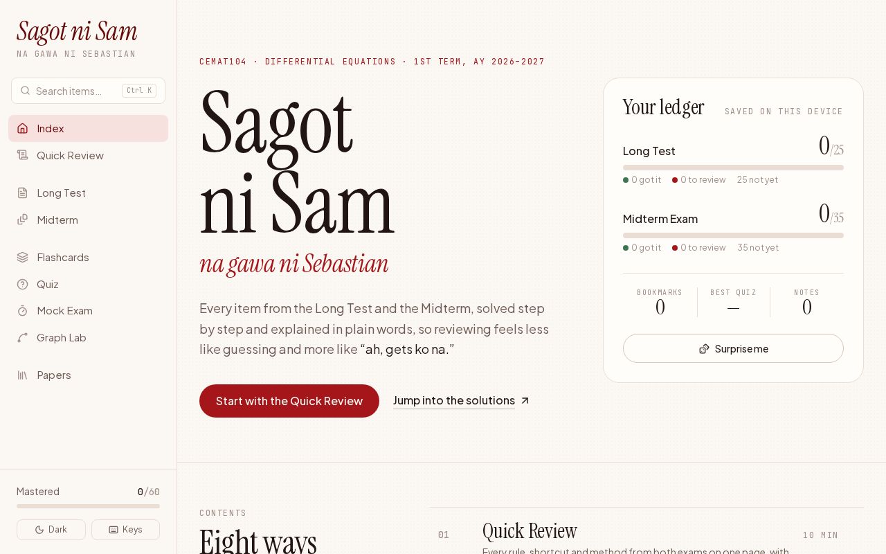 Preview of Sagot ni Sam na gawa ni Sebastian