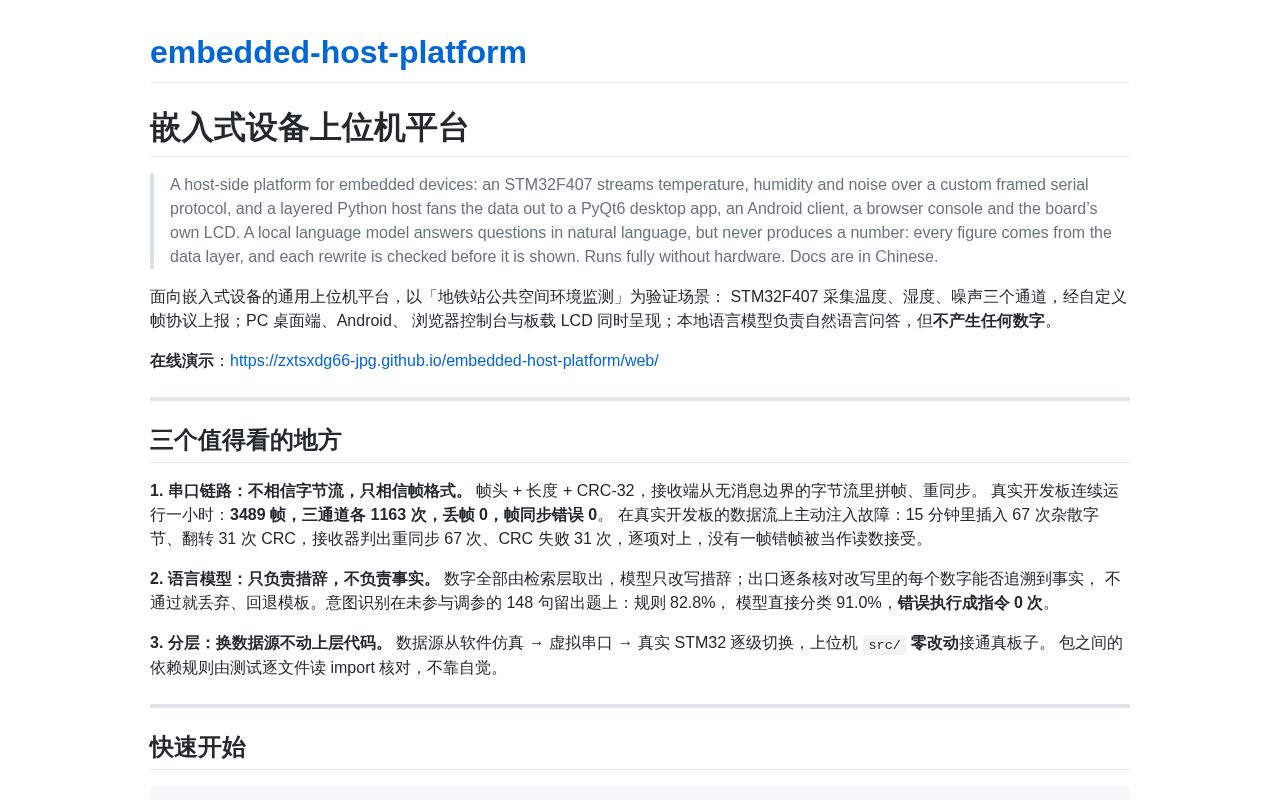 Preview of Embedded Host Platform