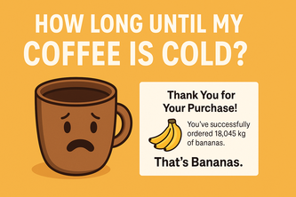 Preview of How Long Until My Coffee Is Cold? Banana Prank