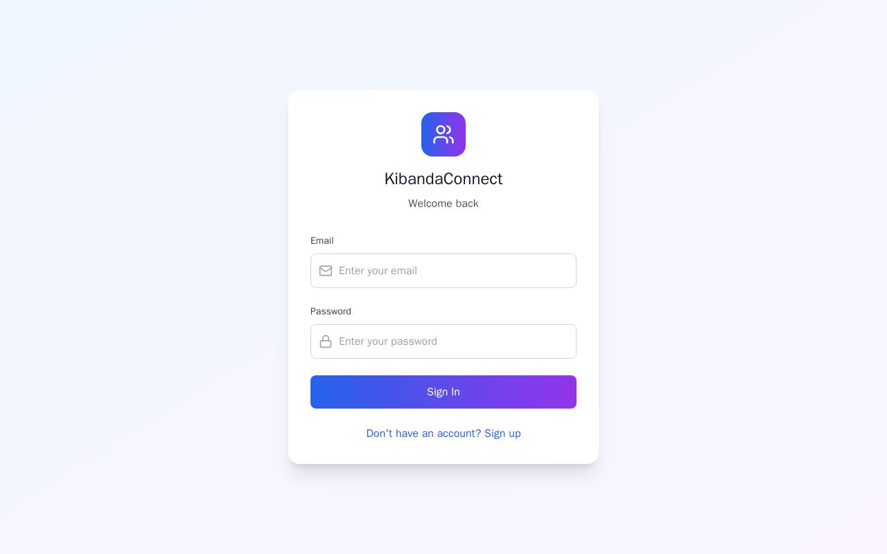 Preview of KibandaConnect