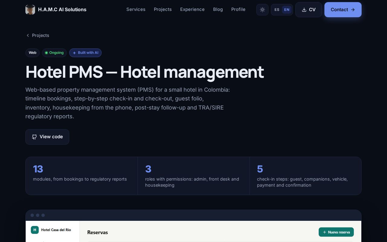 Preview of Hotel Pms