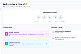 Preview of Solvia - AI mental companion for women