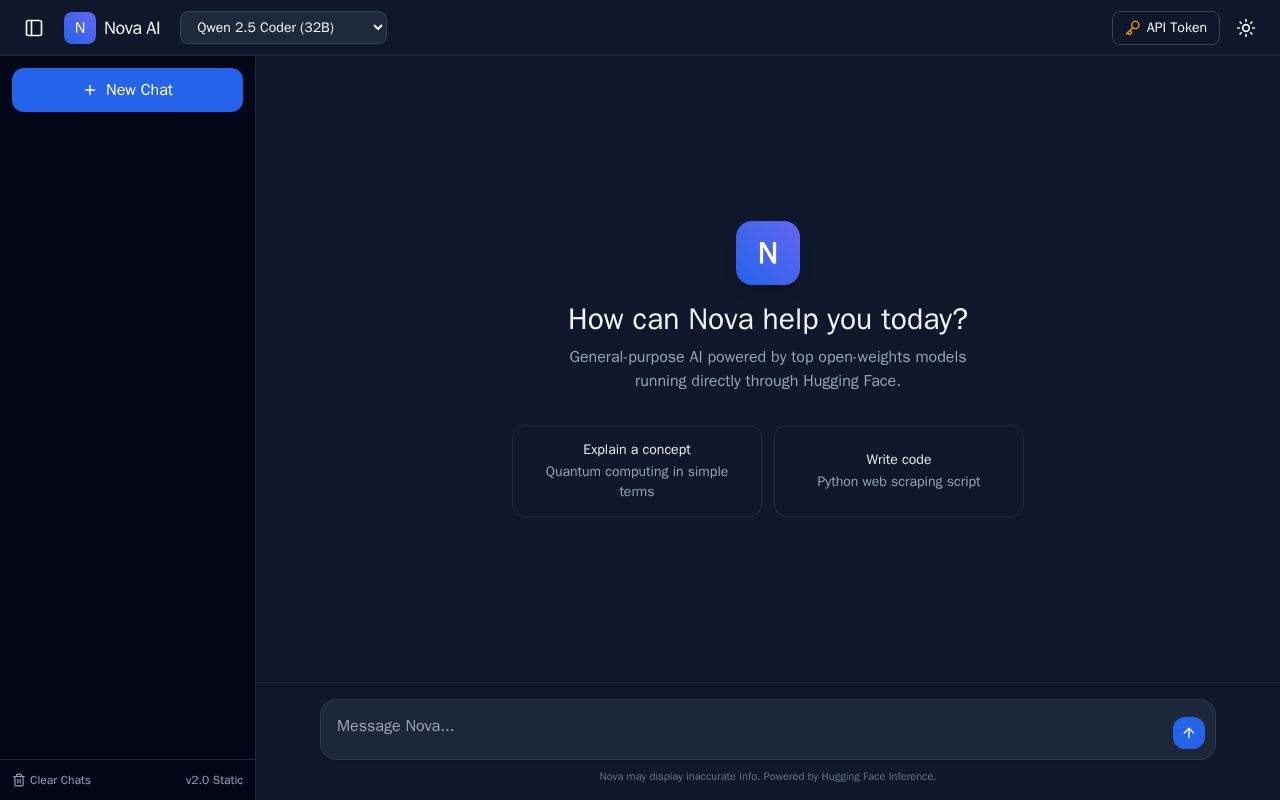 Preview of Nova Ai