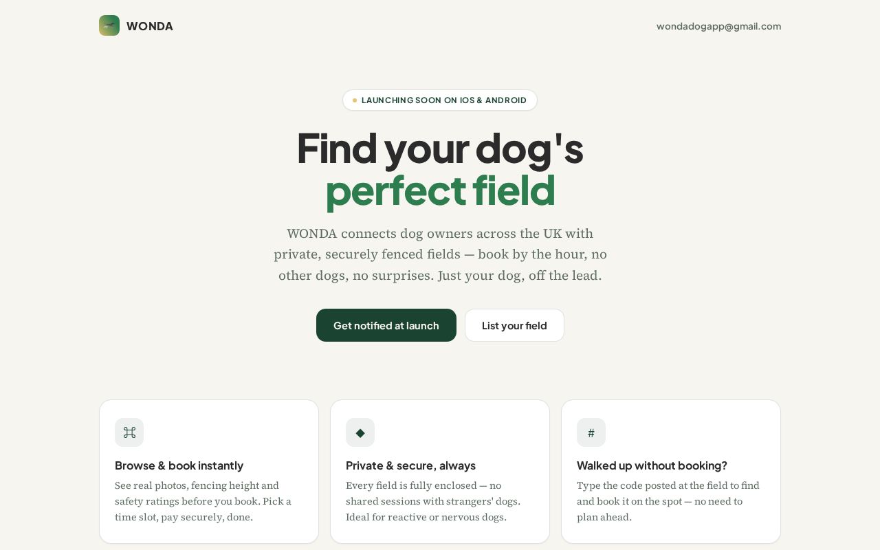 Preview of WONDA LANDING