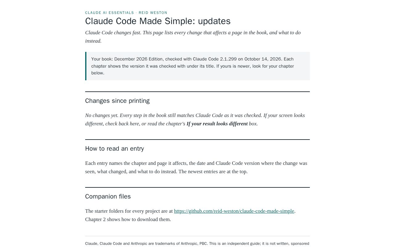 Preview of Claude Code Made Simple
