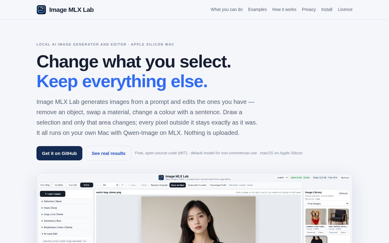 Preview of Image Mlx Lab