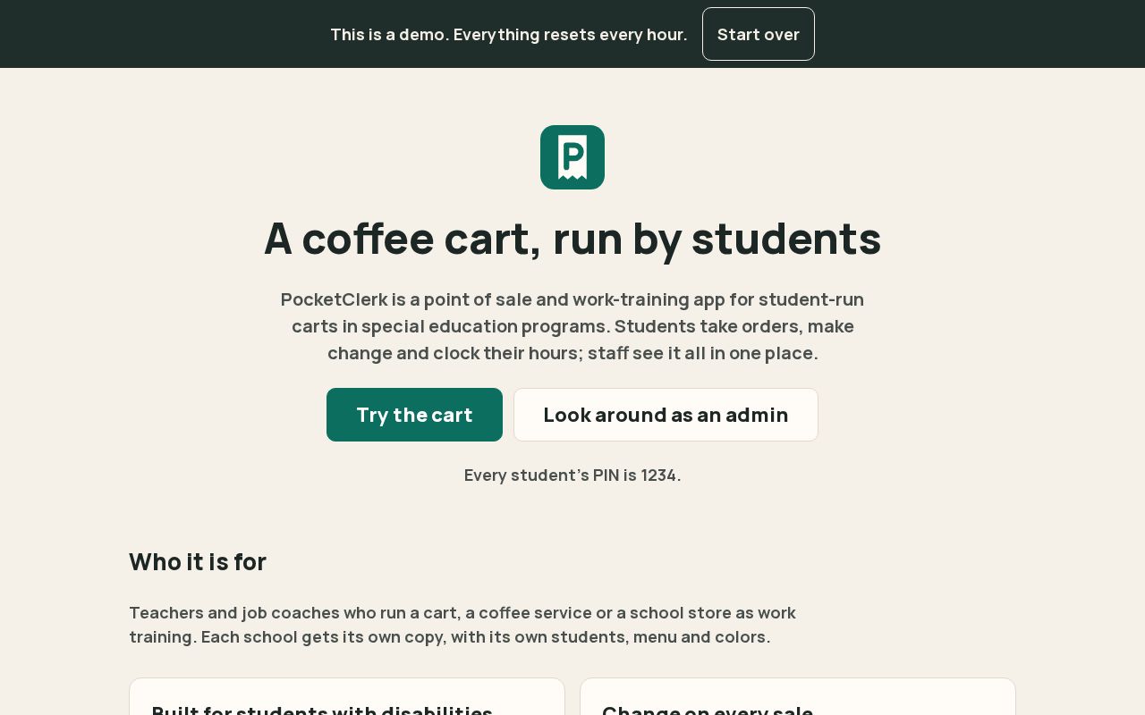 Preview of Pocketclerk