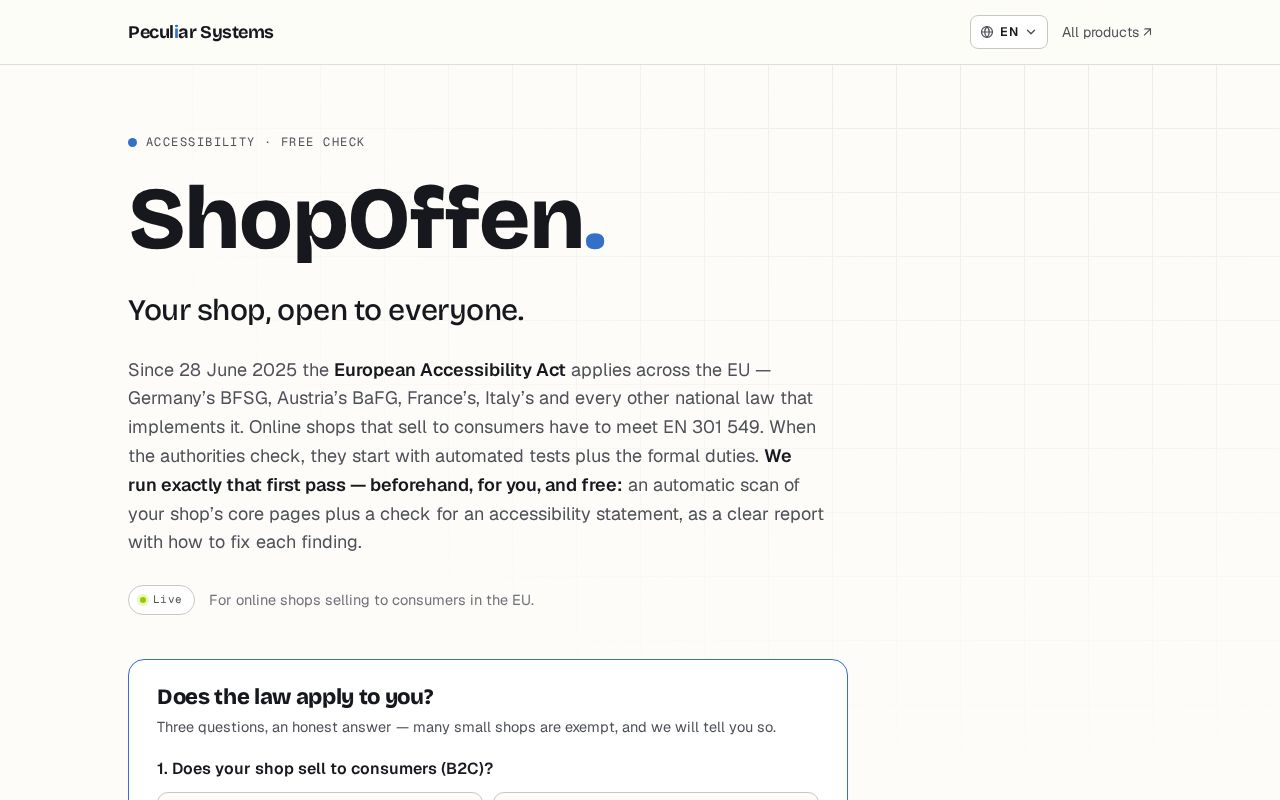 Preview of Shopoffen