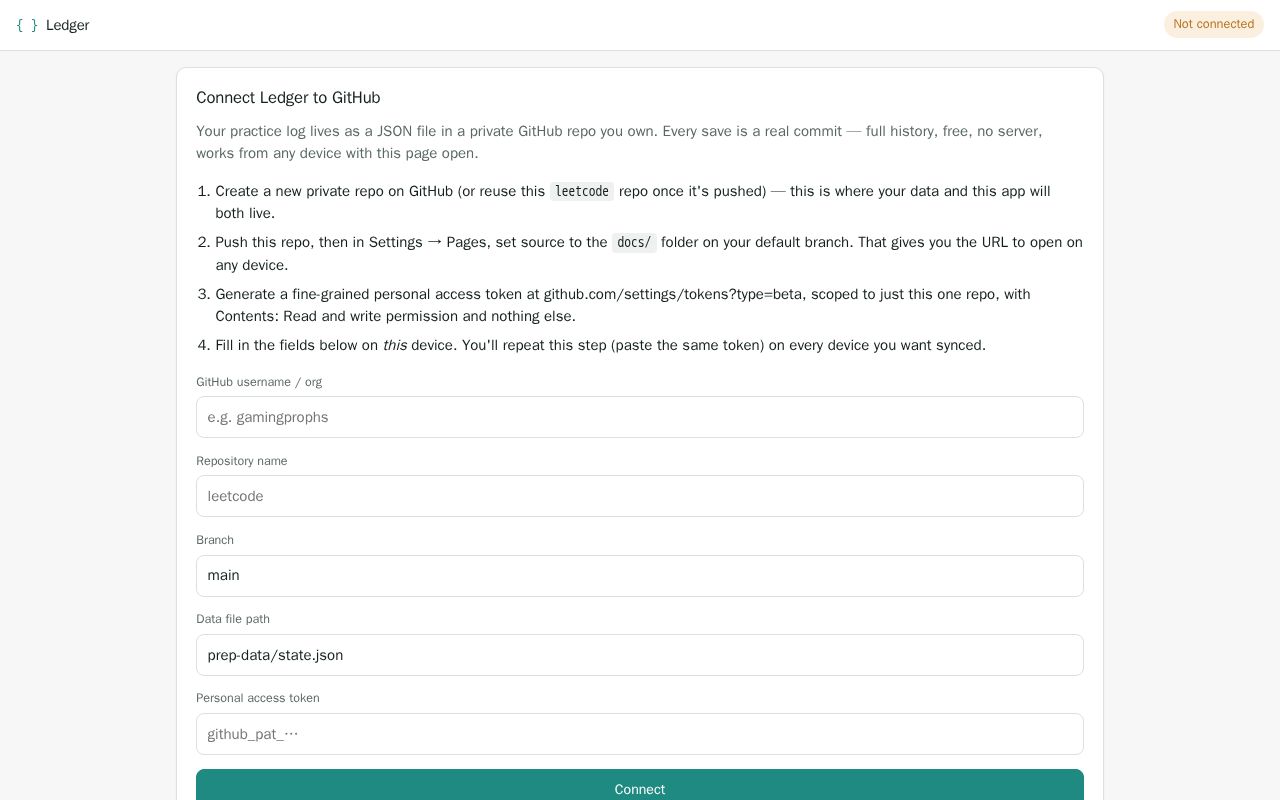 Preview of Ledger