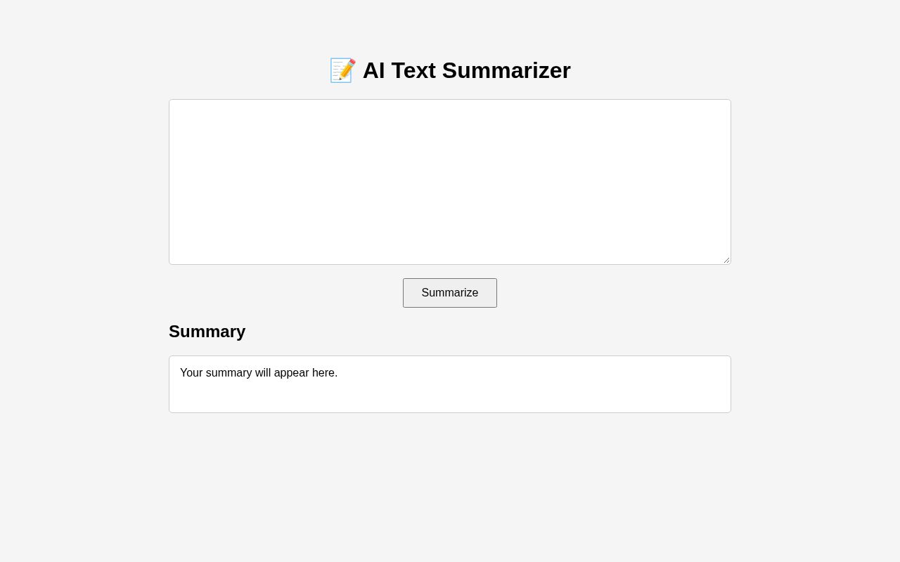 Preview of Text Summarizer 2.0