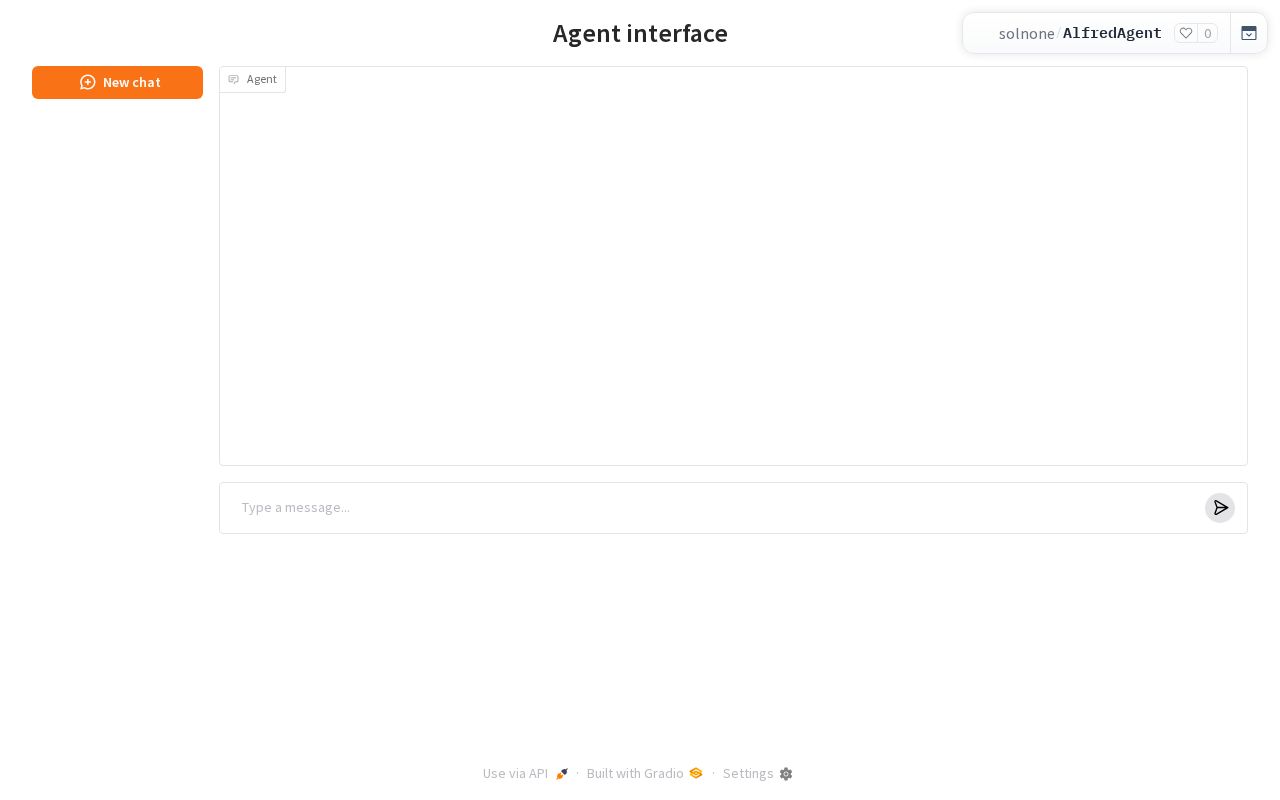 Preview of AlfredAgent