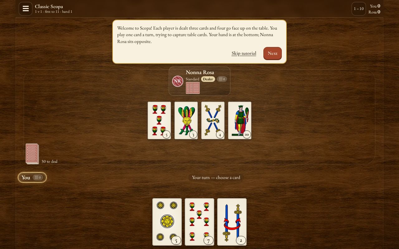 Preview of Scopa