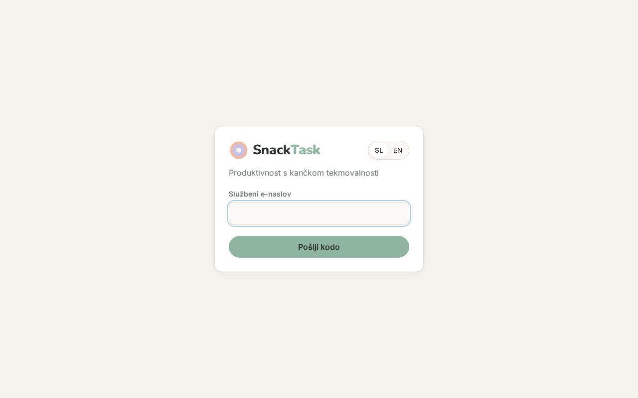 Preview of SnackTask