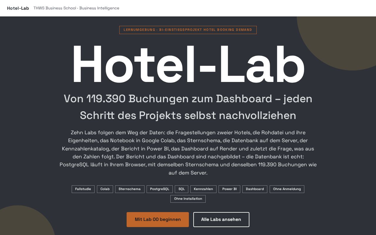 Preview of Hotel Lab