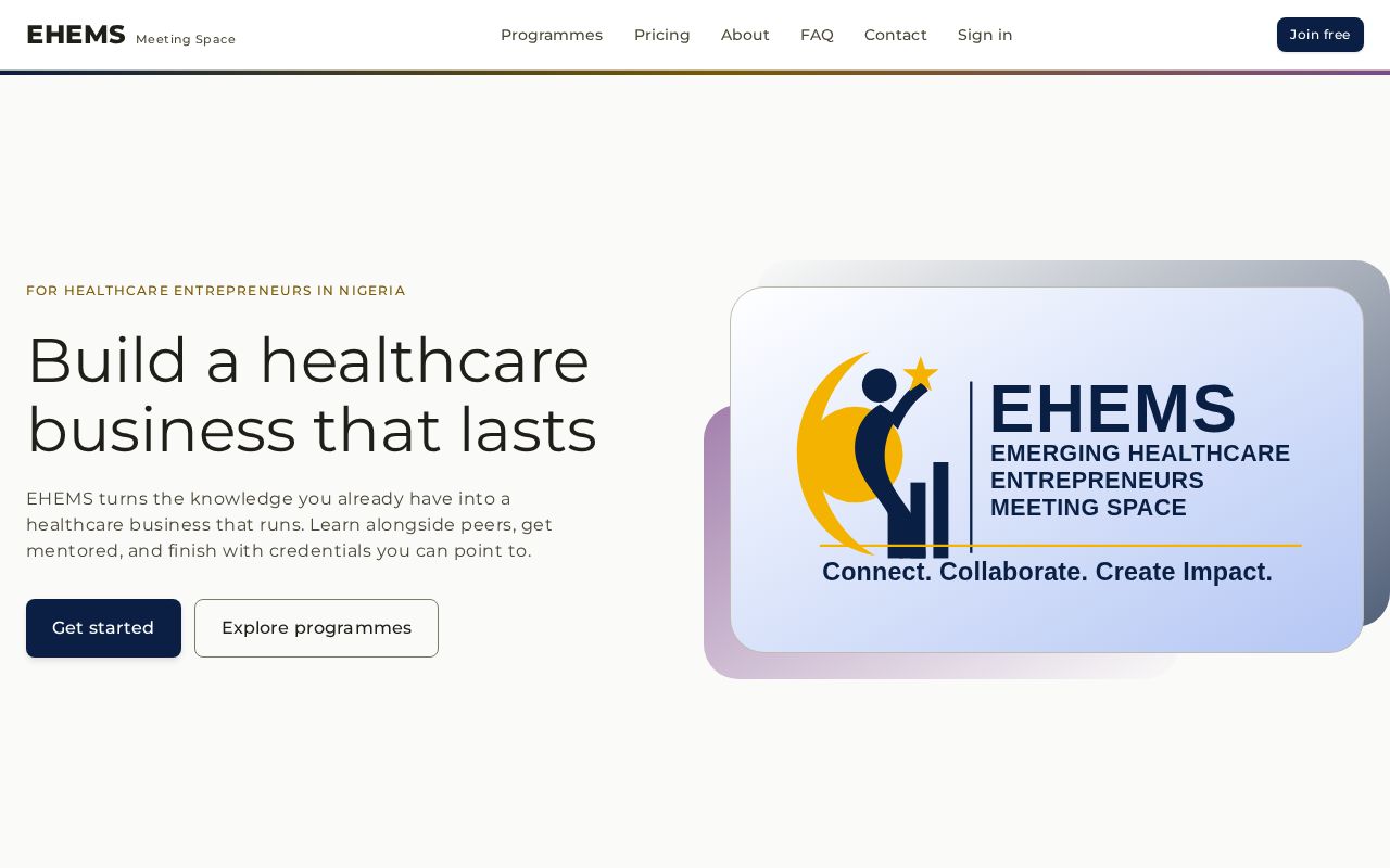 Preview of Ehems Platform