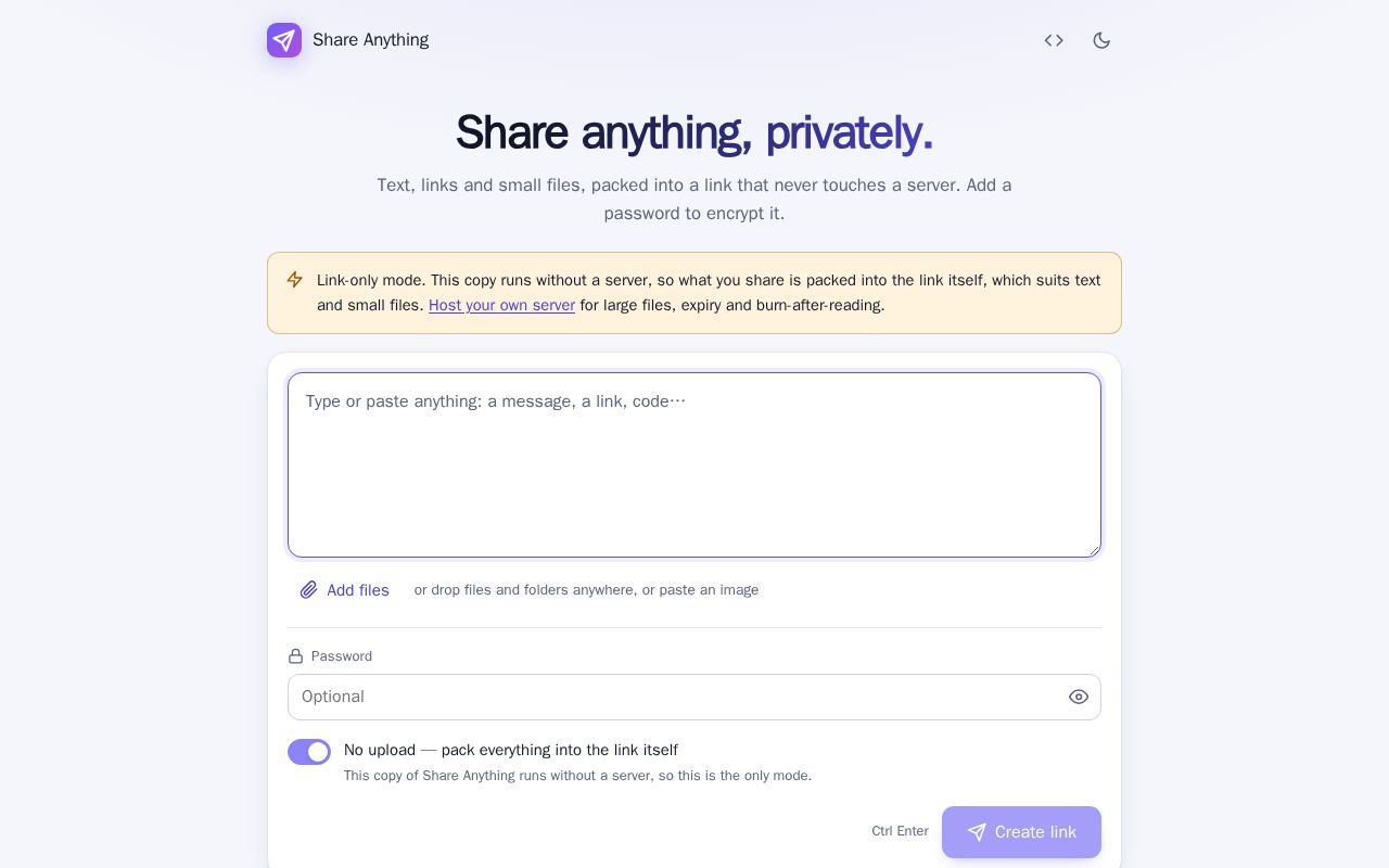 Preview of Share Anything