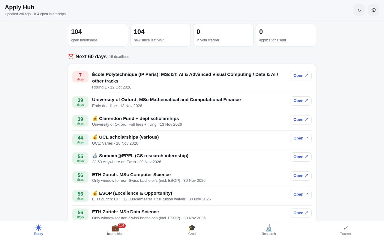 Preview of Apply Hub