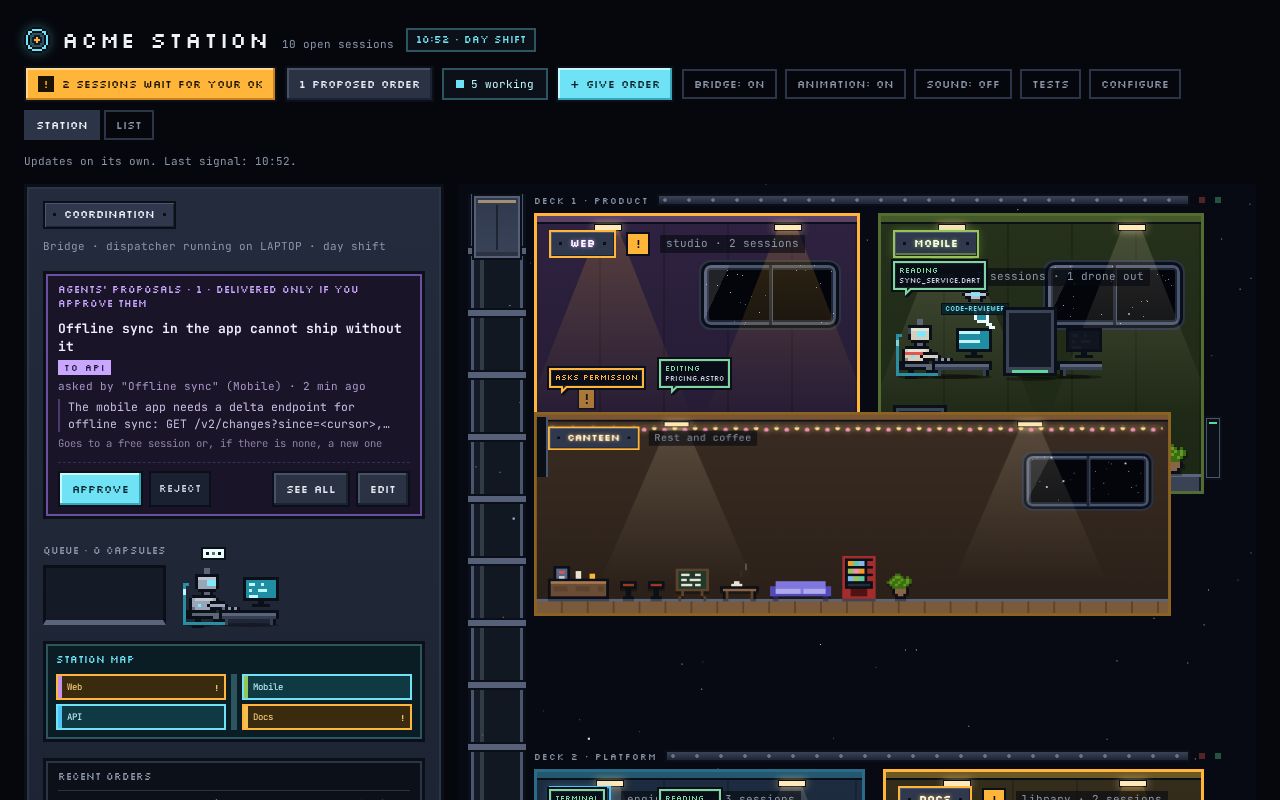 Preview of Agent Station