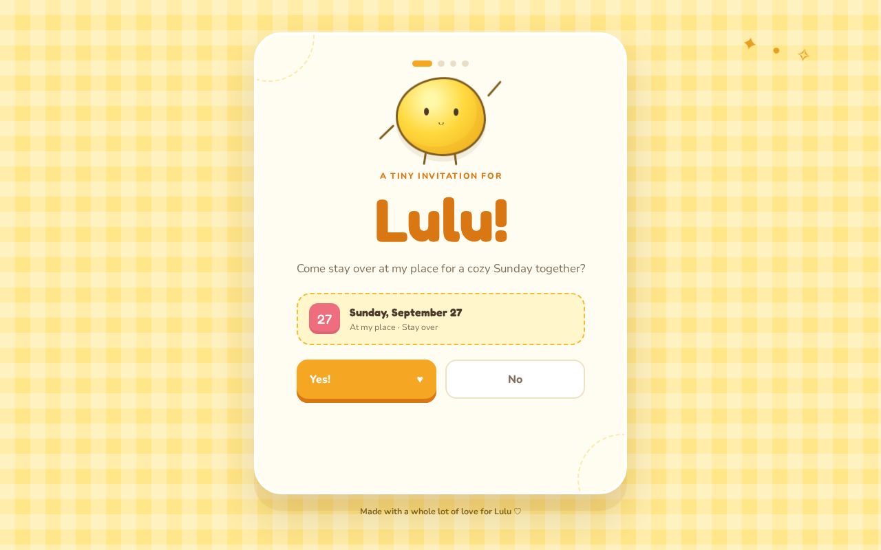 Preview of Invitation For Lulu