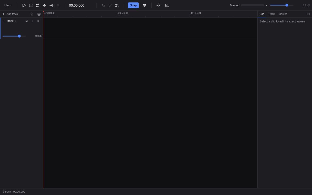 Preview of Slop Audio Editor