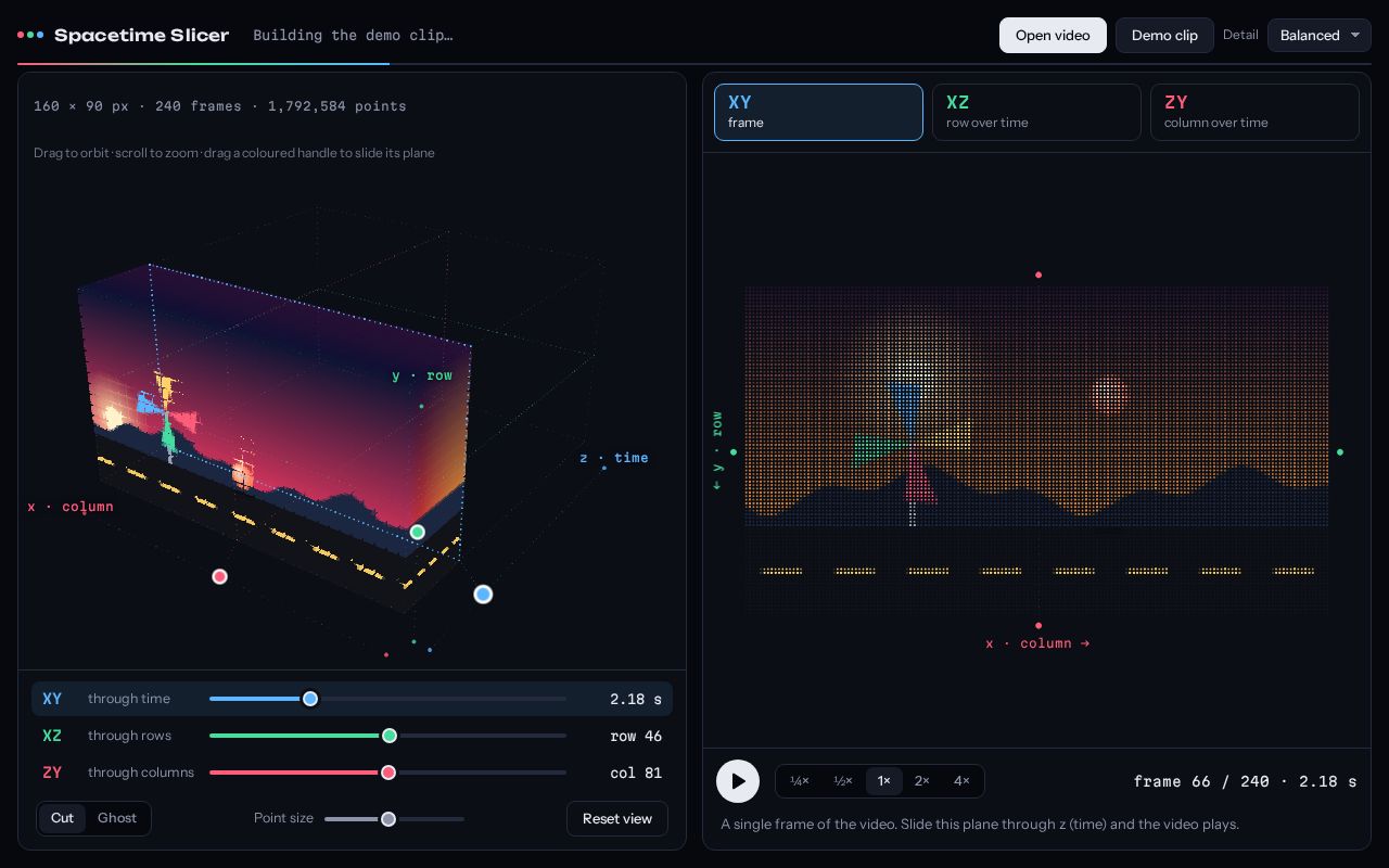 Preview of Spacetime Slicer