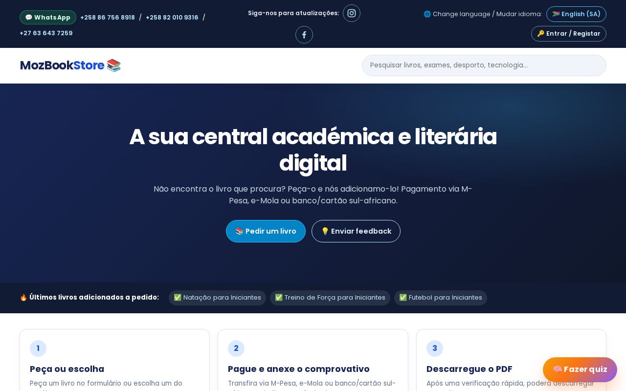 Preview of MozBookStore