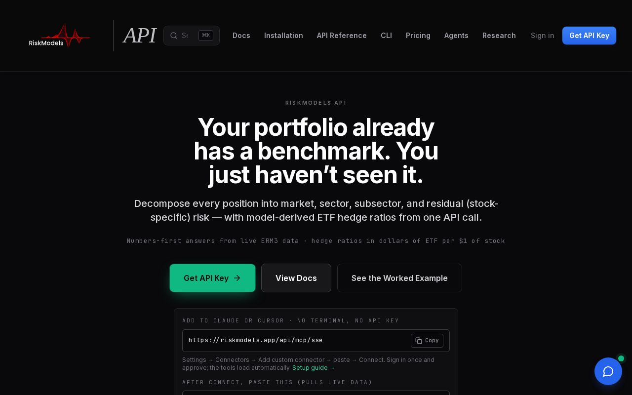 Preview of Riskmodels Gemini Extension