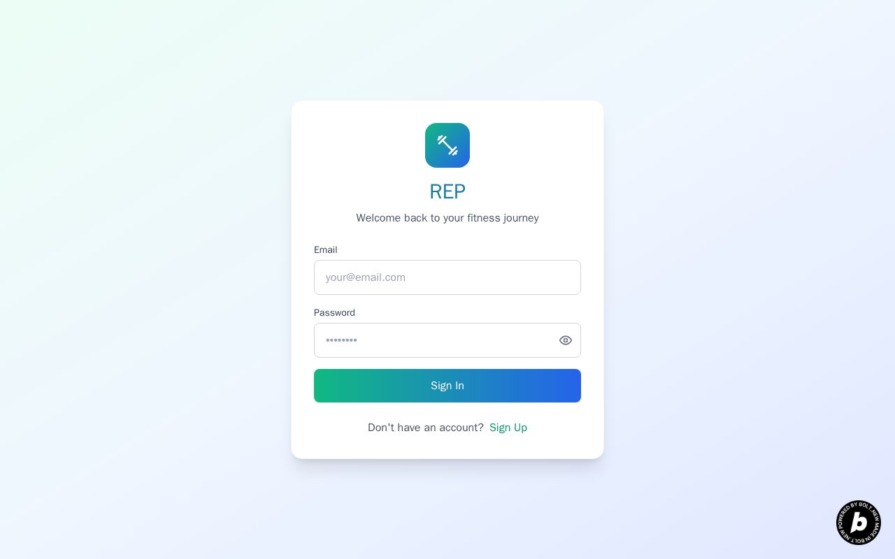 Preview of REP (Reactive Exercise Planner)
