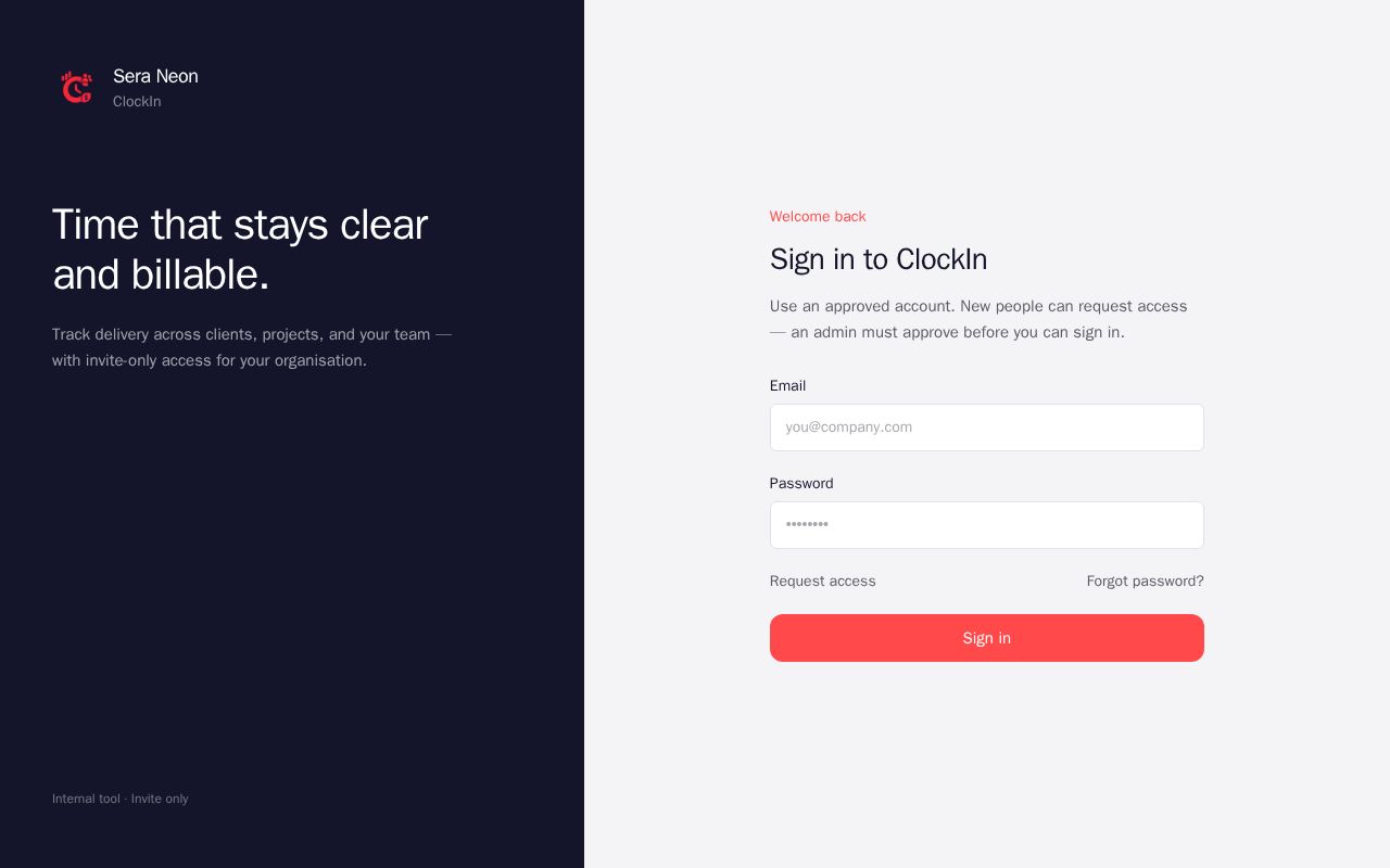 Preview of ClockIn