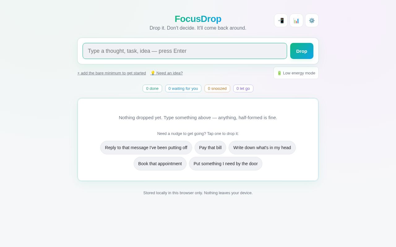 Preview of Focusdrop
