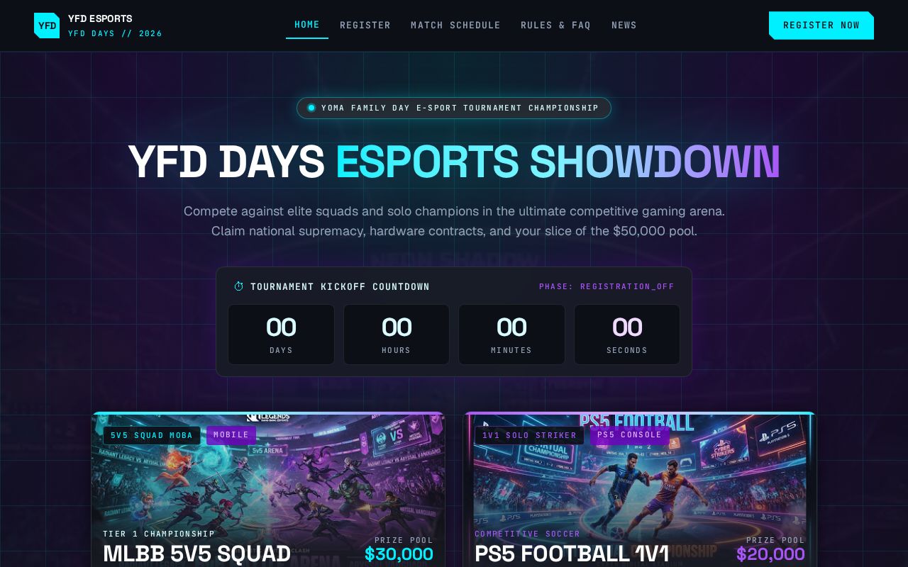 Preview of Yfd Esports Web